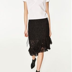 Zara black skirt